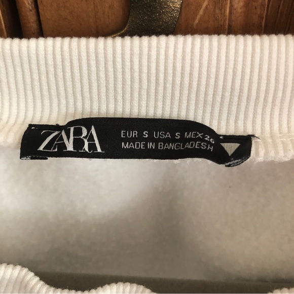Zara Love is Always in Style White Crewneck - Picture 2 of 3